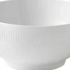 Royal Copenhagen Hvid Riflet 310 cl. salatskål