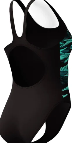 Speedo Hyperboom Placement Muscleback Badedragt Blå Outlet
