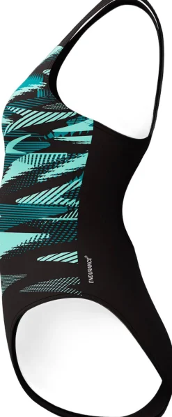 Speedo Hyperboom Placement Muscleback Badedragt Blå Outlet