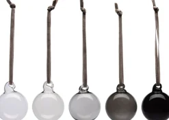 Iittala glaskugler 4cm 5-pak grå