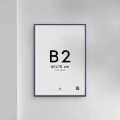 Poster & Frame Indian Teal Wood