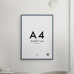 Poster & Frame Indian Teal Wood