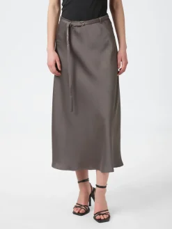 Neo Noir Innell Heavy Sateen Skirt Warm grey New