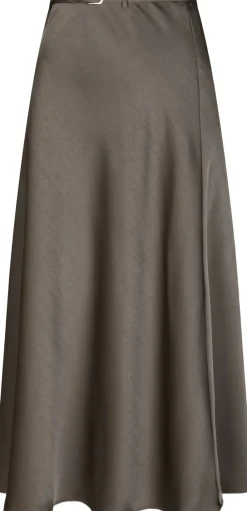 Neo Noir Innell Heavy Sateen Skirt Warm grey New