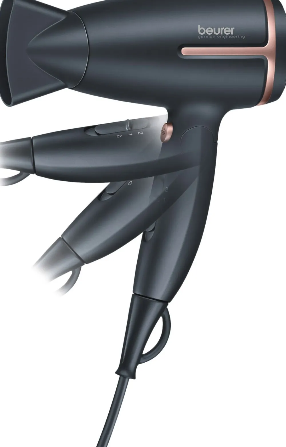 Beurer Ionisk Rejsehårtørrer 1600 W HC 25