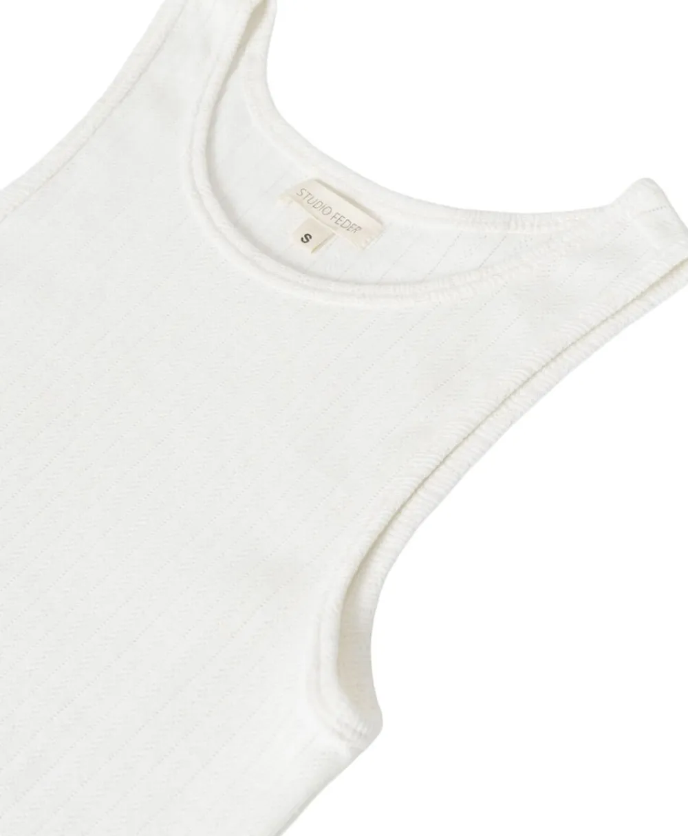 Studio Feder Irene Top White Sale
