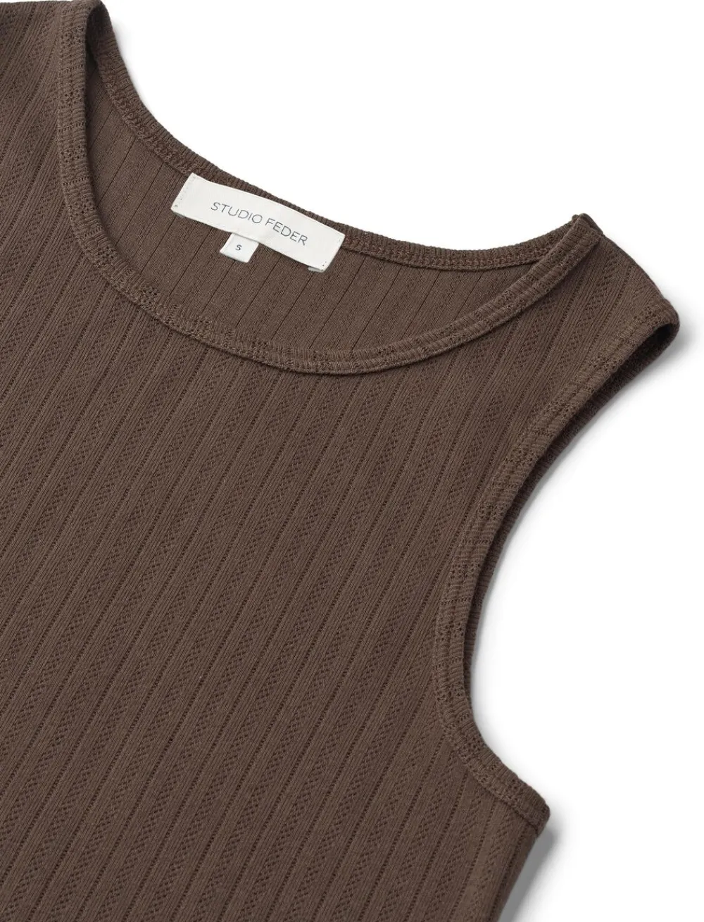 Studio Feder IRENE TOP - COTTON Bark New