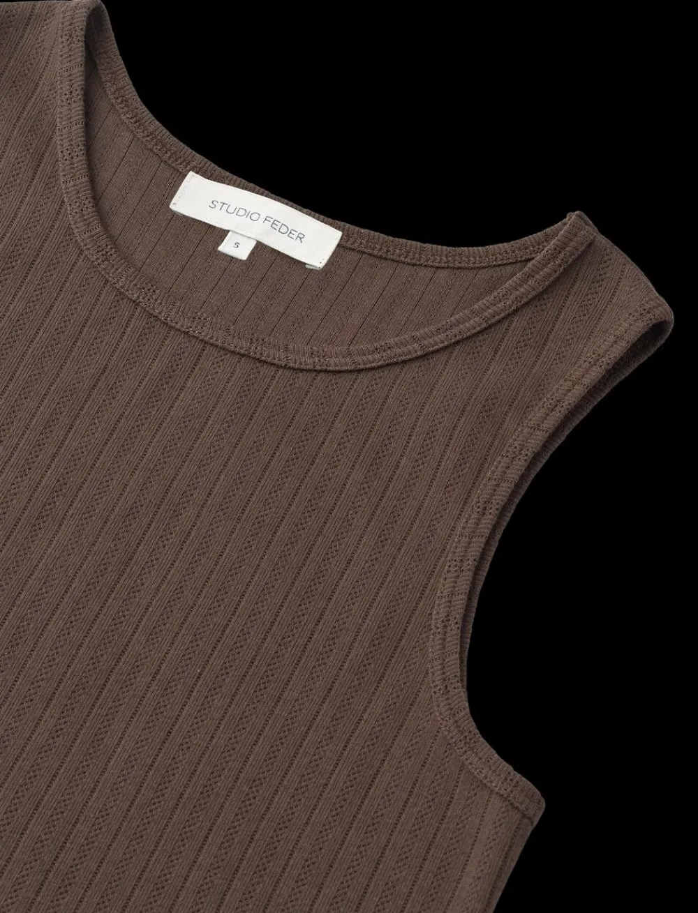 Studio Feder IRENE TOP - COTTON Bark New
