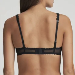 Marie Jo Jane hjerteformet bh med vattering Sort Outlet