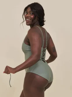 Dame Cartel Copenhagen Java sculpt korset badedragt -