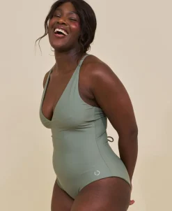 Dame Cartel Copenhagen Java sculpt korset badedragt -