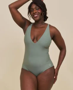 Dame Cartel Copenhagen Java sculpt korset badedragt -