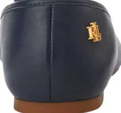 Dame Lauren Ralph Lauren Jayna Nappa Leather Flat