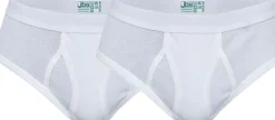 JBS brief 2-pack organic Hvid