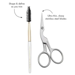 Tweezerman Øjenbrynssaks m. kam