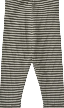 Wheat Jersey Leggings Jules Winter forest stripe