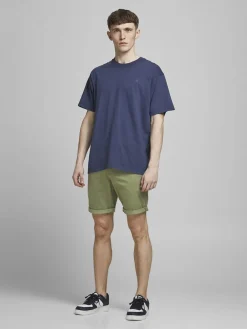 Jack & Jones JJIBOWIE JJSHORTS SOLID SA STS Deep lichen green Clearance
