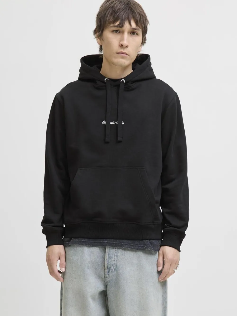 JORNORREBRO EMB SWEAT HOOD NOOS>Jack & Jones