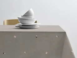 Södahl Juledug 140x320 Christmas Hearts Embroidery Rose Outlet