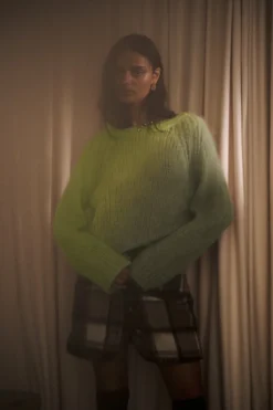 Dame Rabens Saloner Jumbo check short skirt - Olympia