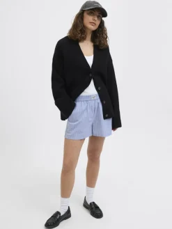 JJXX JXJULIA SHORTS WVN Silver lake blue/stripe New