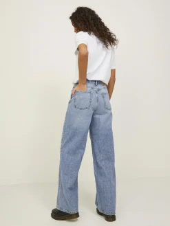 JJXX JXTOKYO WIDE HW CR6013 LN Light blue denim Outlet