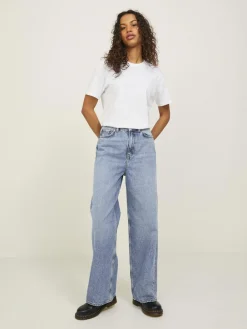 JJXX JXTOKYO WIDE HW CR6013 LN Light blue denim Outlet