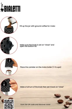 Bialetti Kaffedosering inkl. dåse Outlet