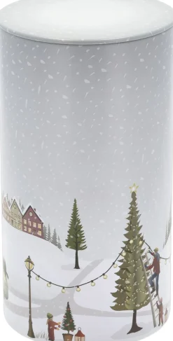 Bastian Kagedåse Vinter 10 x 18,5 cm Arctic Ice Metal Clearance