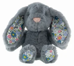 KANIN FLOWER BLÅ 18CM TIN>Legetøj