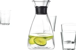 Eva Solo Karaffel drypfri 1,0 l. med 4