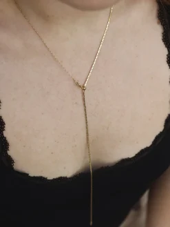 Dame Maria Black Karen Adjustable Necklace