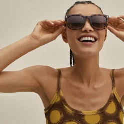 Pilgrim KATYA recycled sunglasses tortoise brown/gold Outlet