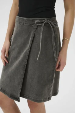 Dame Kaffe KAzina Wrap Denim Skirt