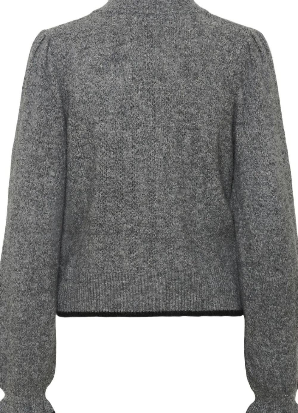 Karen by Simonsen KBEbbie Contrast Cardigan Opal gray melange