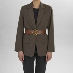 Markberg Kevambg Waist Belt Cognac w/br. gold Clearance