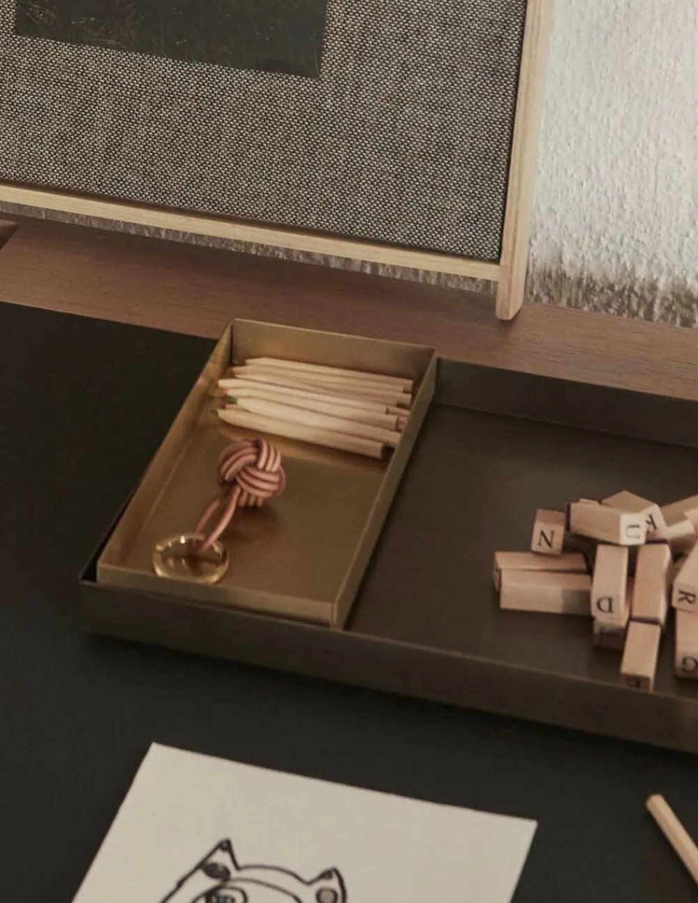 OYOY Living Design Keyring Knot - natur Discount