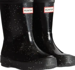 Hunter KIDS FIRST GIANT GLITTER BOOT Black Outlet