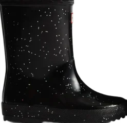 Hunter KIDS FIRST GIANT GLITTER BOOT Black Outlet