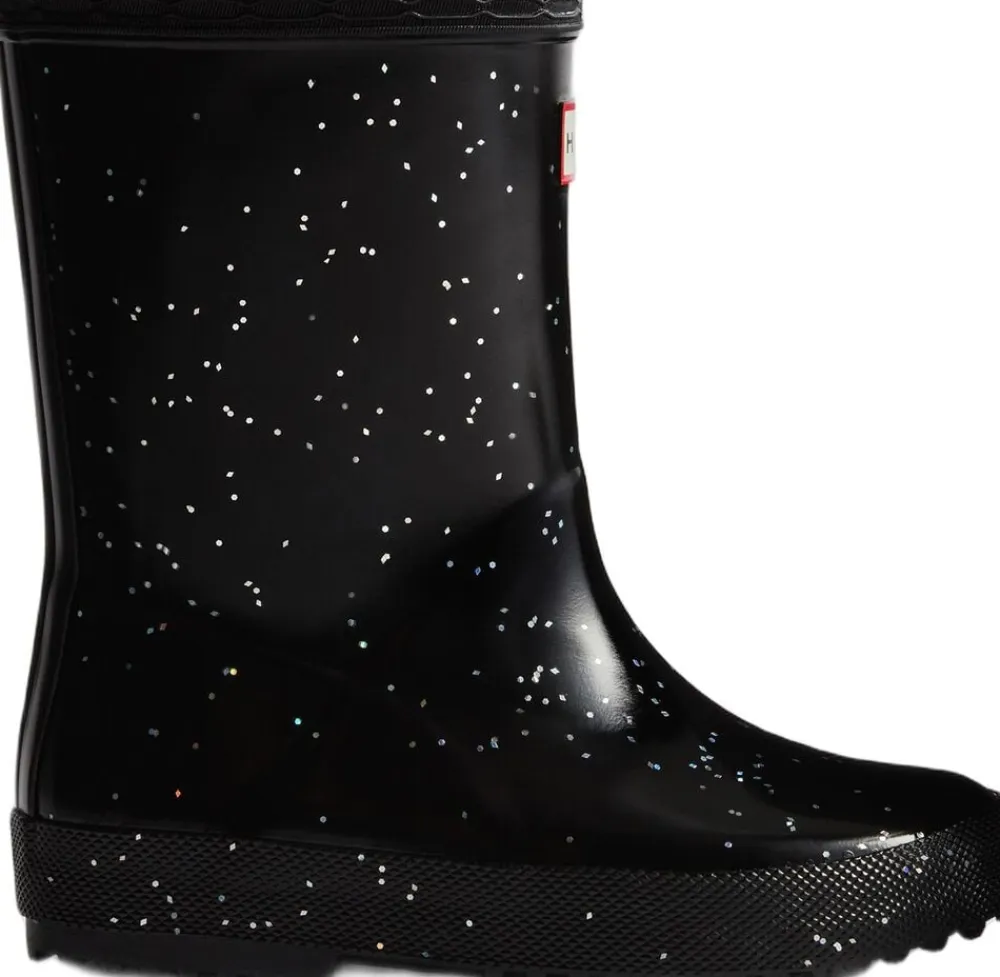 Hunter KIDS FIRST GIANT GLITTER BOOT Black Outlet