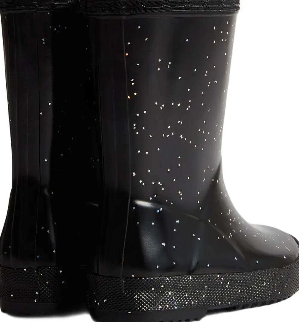 Hunter KIDS FIRST GIANT GLITTER BOOT Black Outlet