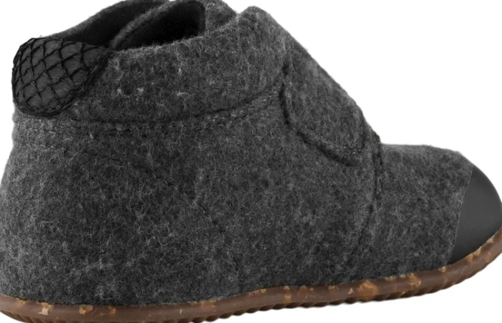 Woden Kim Felt Dark grey melange Hot