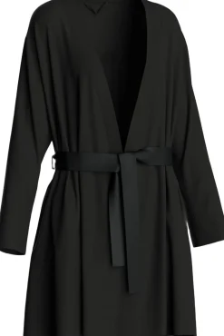 Impetus Kimono style dressing gown Black
