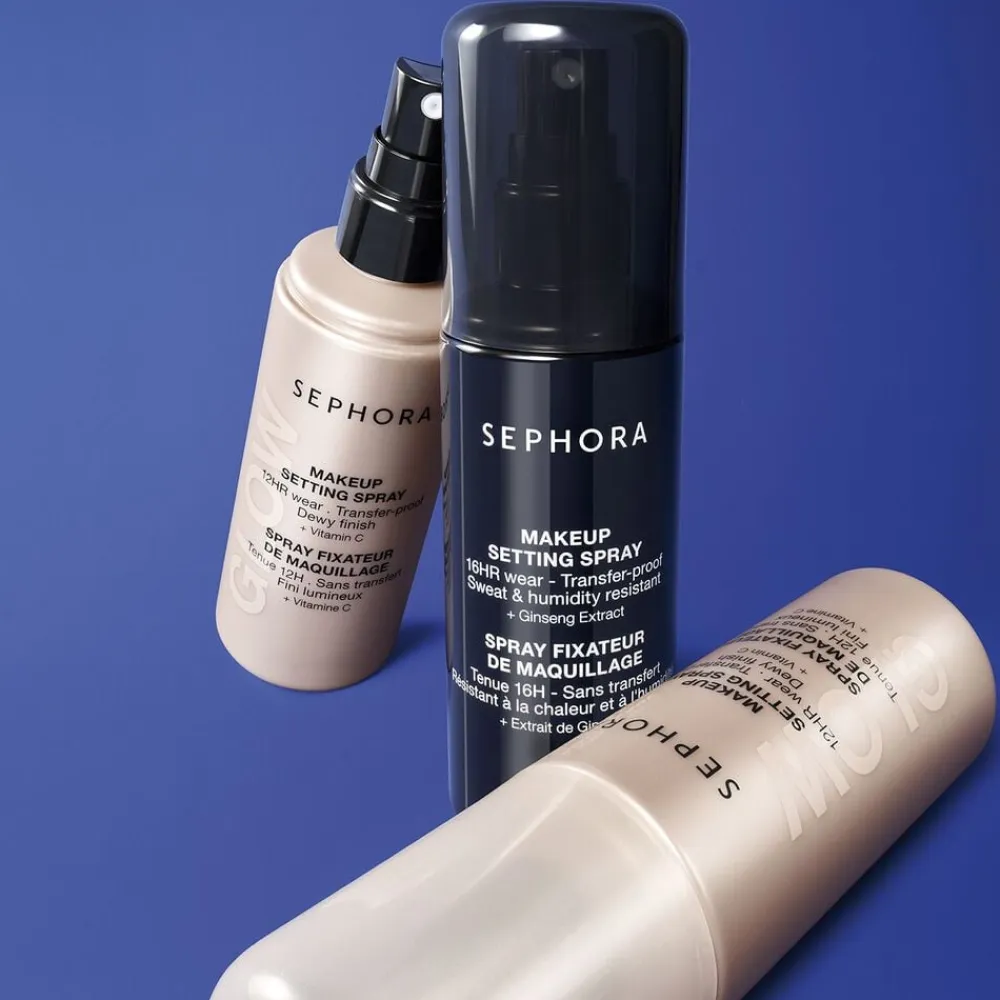Sephora Collection KIT DUO SPRAY ET FIXE - Duo af fikséringssprays (satin & glød)