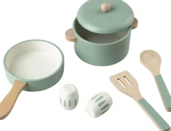 Sebra Køkkengryde og -pandesæt, træ New