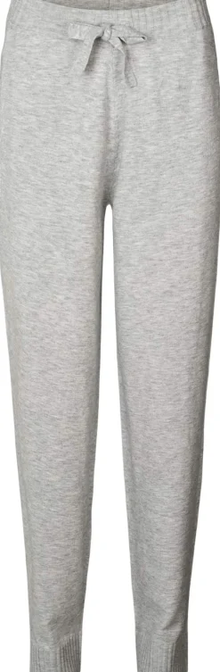 Rabens Saloner Knit lounge pants - Jorun Grey melange Hot