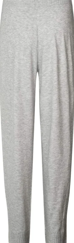 Rabens Saloner Knit lounge pants - Jorun Grey melange Hot