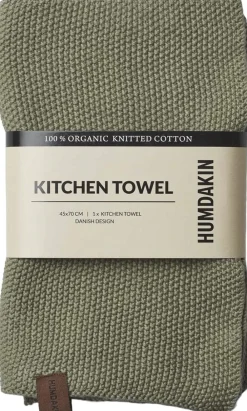 Humdakin Knitted kitchen towel Oak Hot