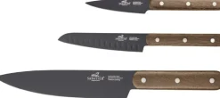 Knivsæt Phenix Walnut 3 dele Sort/valnøddetræ>Lion Sabatier Hot