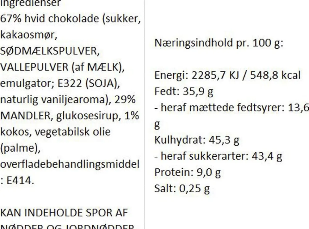 Kokos choko-mandler>Almuegaarden Outlet